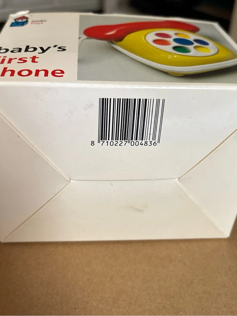 ambi toys Baby's First Phone - Red & Yellow Toy Telephone used